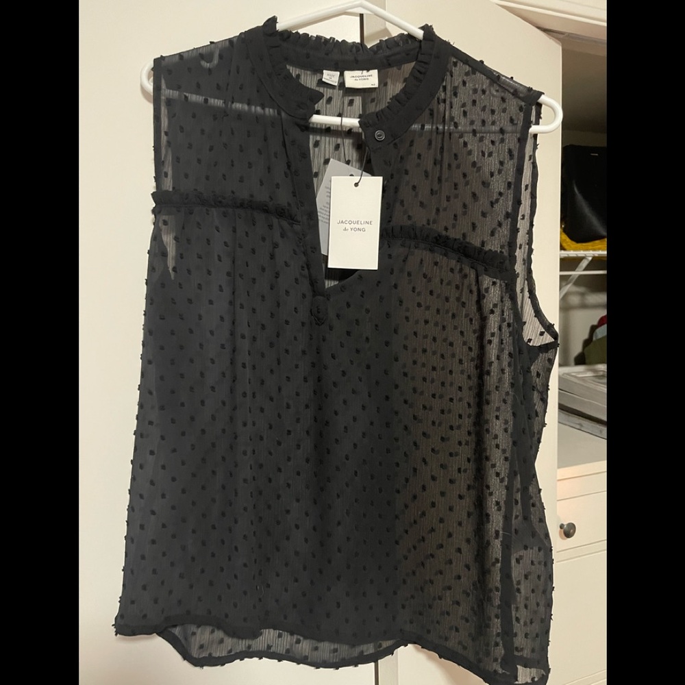 Black Sleeveless Top Size 10-12